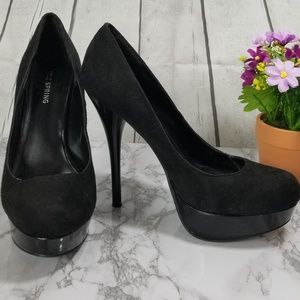 🔽🌈Call it Spring☂ Black platform Stiletto heels